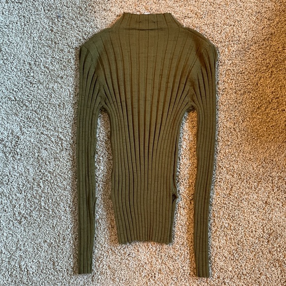 NWT Topshop mock neck long sleeve - Picture 3 of 3